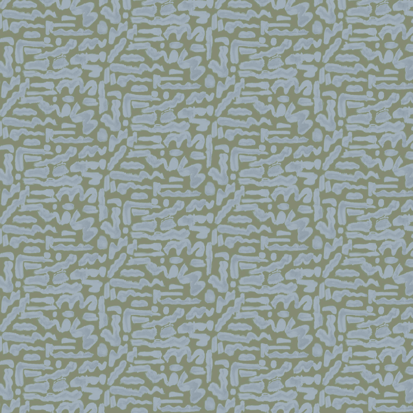 Doodles Wallpaper Swatch in Jungle