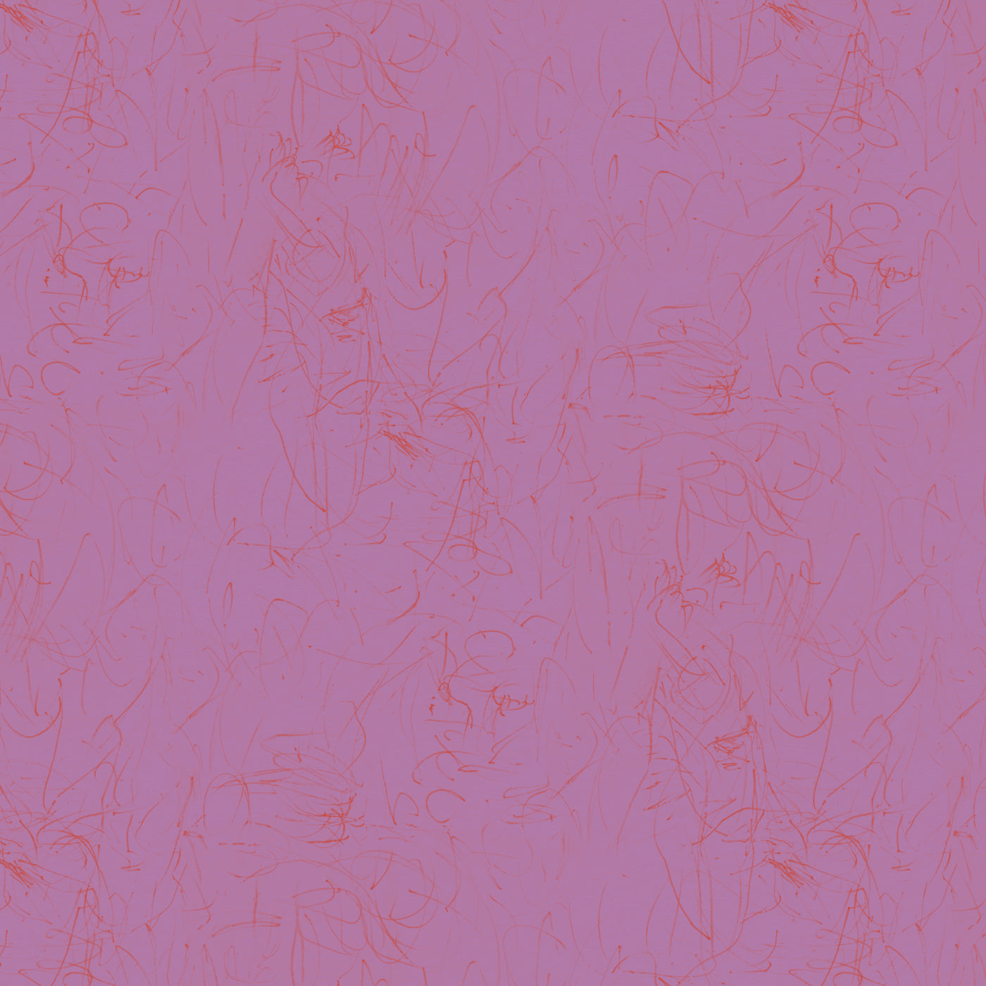 Scribble Wallpaper Swatch in Dragon fruit