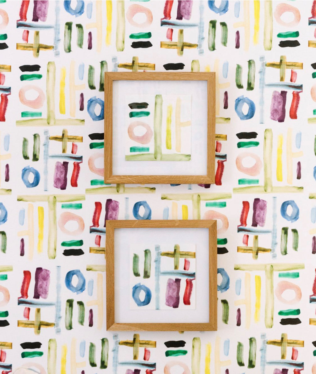 Marks Wallpaper Swatch in Mixed