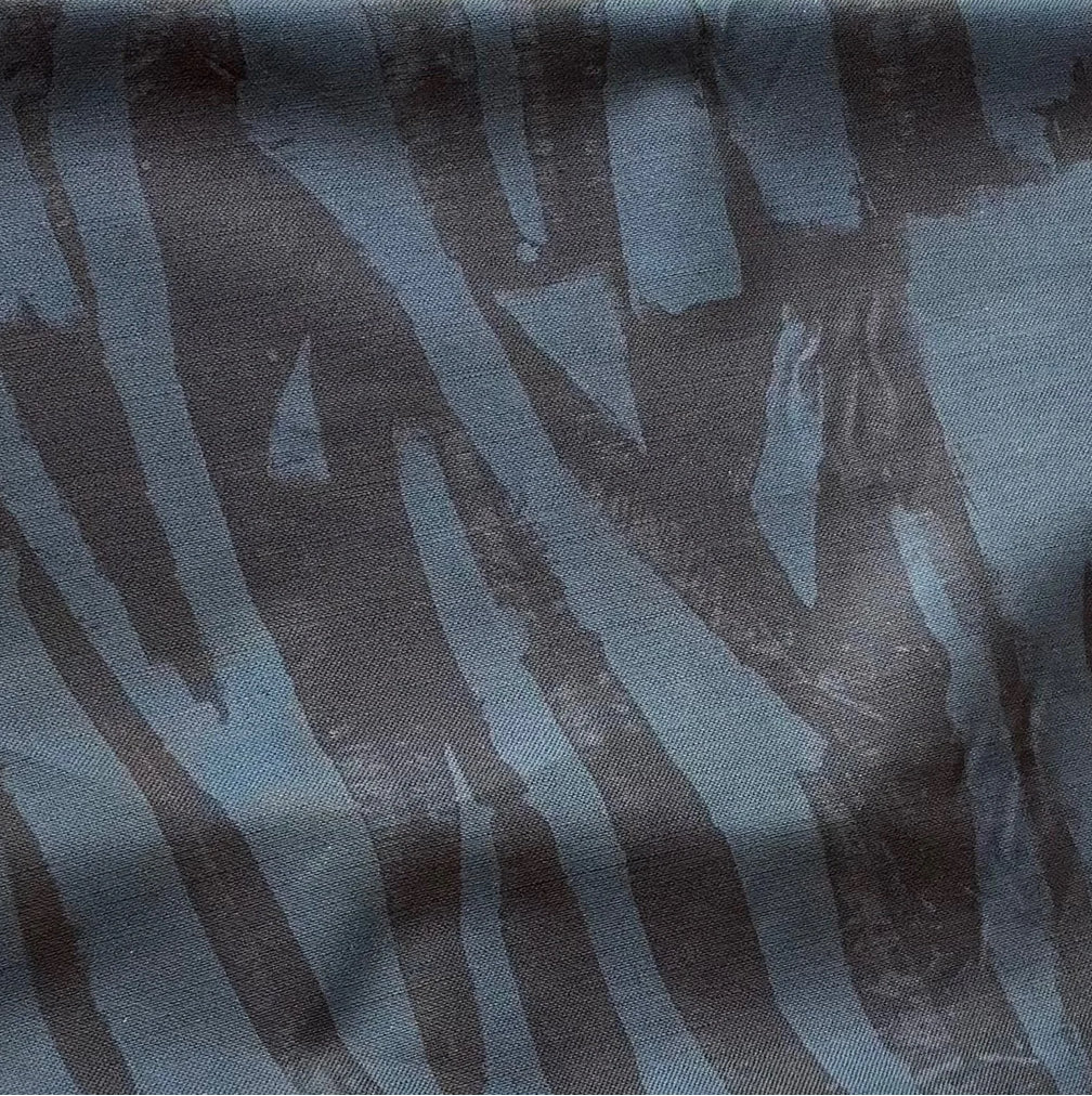 ZigZag Fabric Swatch in Midnight