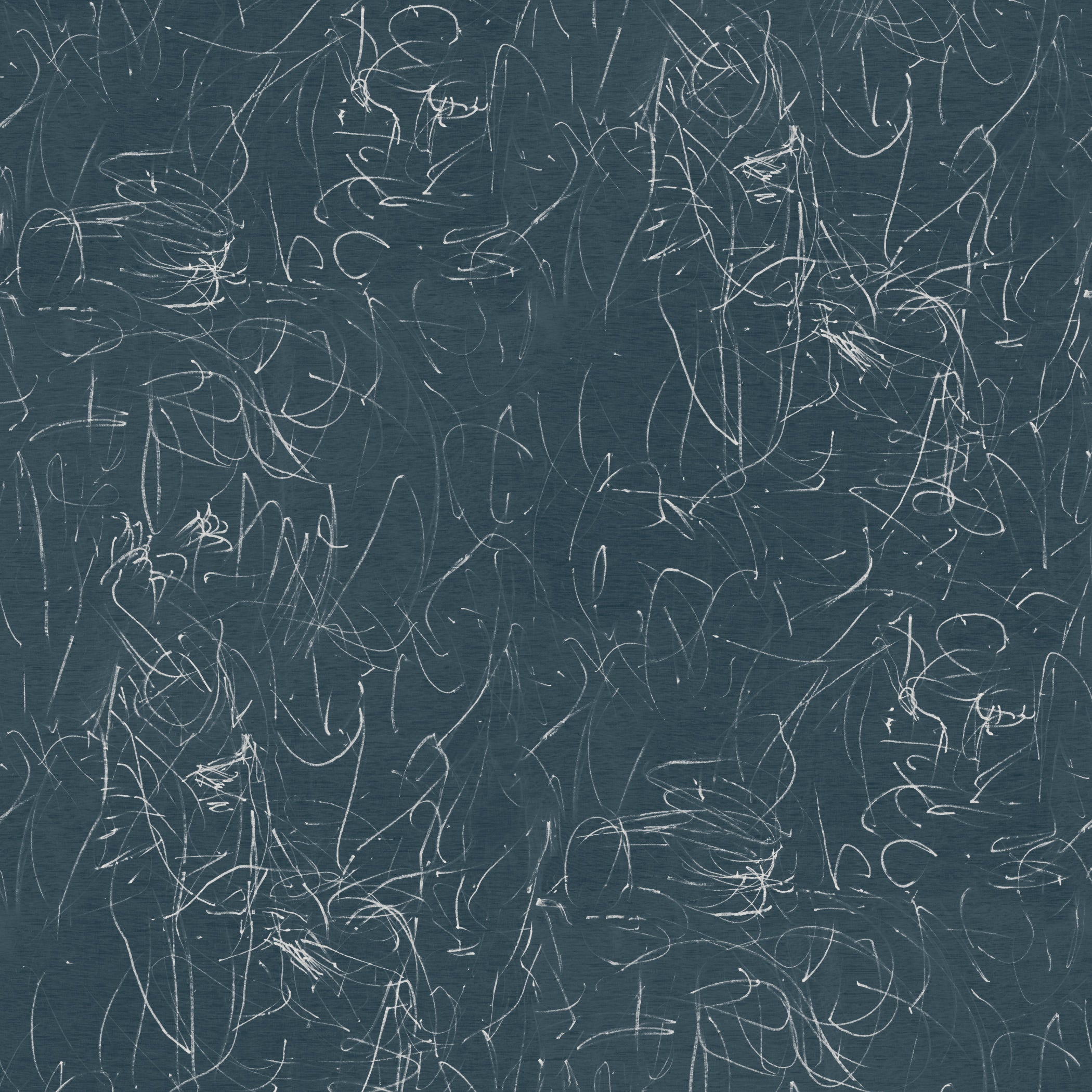 Scribble Wallpaper Swatch in Ink