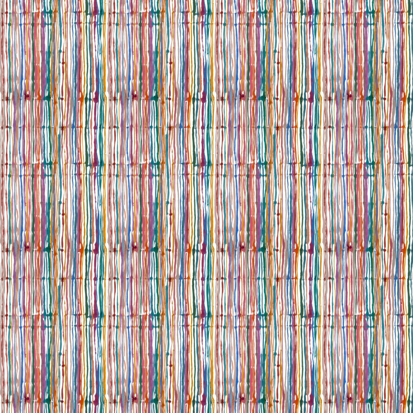 Stripes Wallpaper in Hibiscus