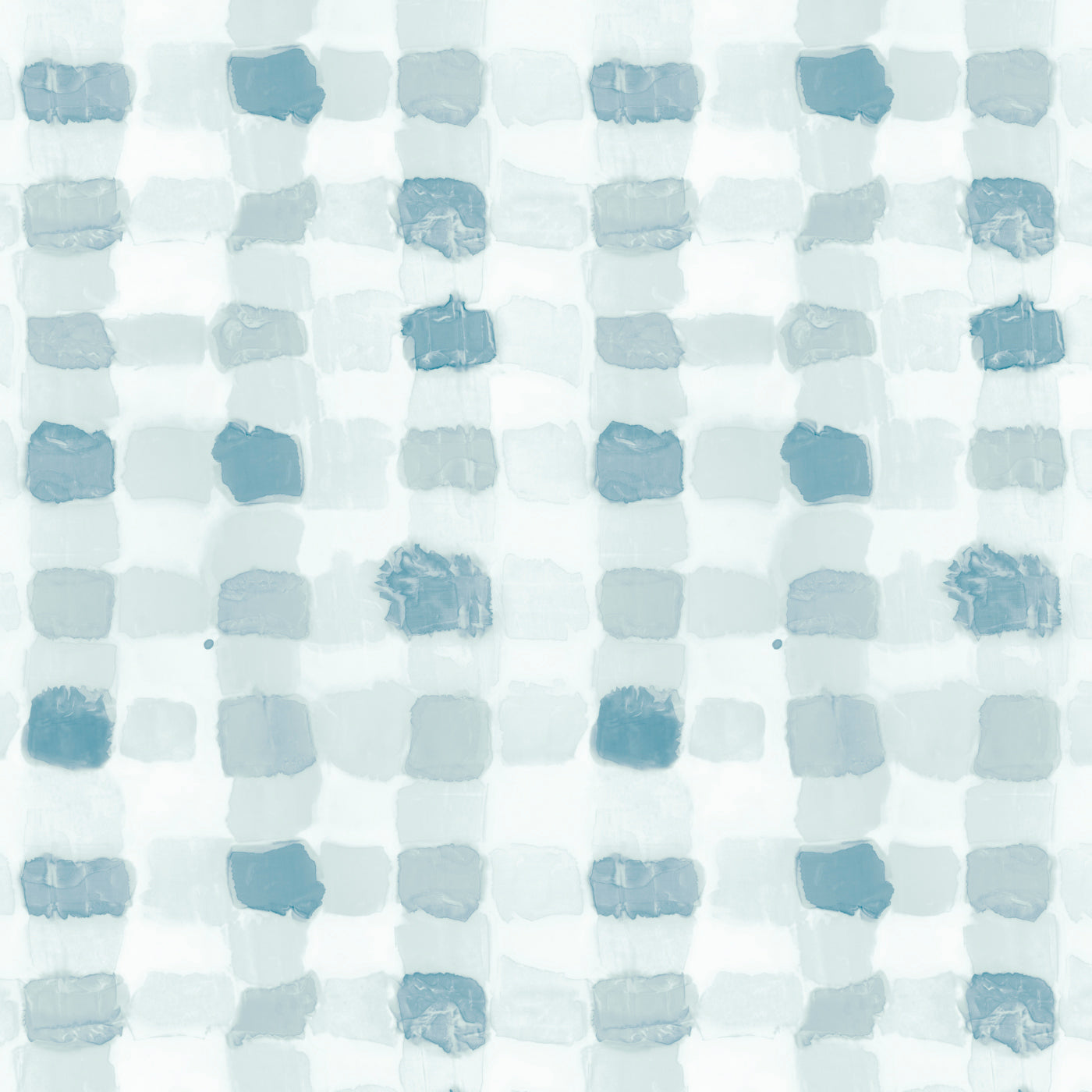 Gingham Wallpaper Swatch in Mist