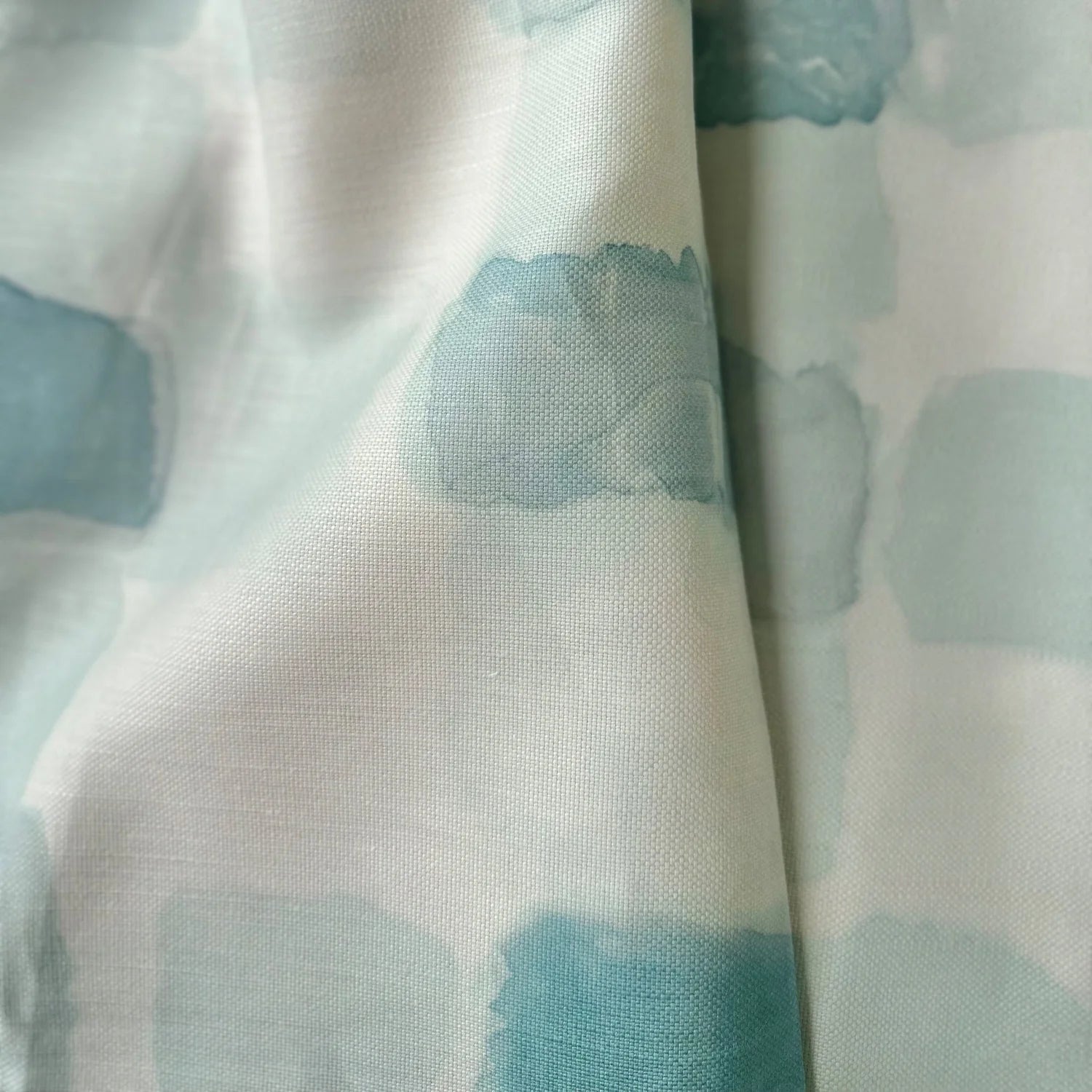 Gingham Fabric Swatch in Mist